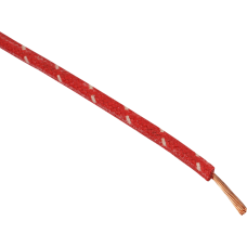 Namz 25' Cloth-Braided Wire Spool - 16 Gauge - Red/White - 2120-1265  NCBW-29