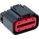 Namz Female Connector - ECM - Female - 18-Position - Black - 2120-1425  NHD-72664-12