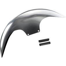 Paul Yaffe Bagger Nation Cafe Front Fender - 19" Wheel - With Black Adapters - 1401-1049  PYO:CAFÉ-OEM-23CVO-B