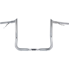 Paul Yaffe Bagger Nation Handlebar - Monkey Bar - Pre-Wired - 10" - Chrome - 0601-6506  PYO:MBBPW-10 C