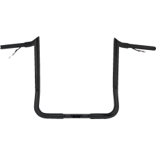 Paul Yaffe Bagger Nation Handlebar - Monkey Bar - Pre-Wired - 12" - Black - 0601-6508  PYO:MBBPW-12 B