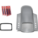Paul Yaffe Bagger Nation Short Rear Fender - Sport - With Black Plate Frame - 3 Sets of Thunder Bolts - 1401-1064  RF-SS-3-THNDR-BLT-B