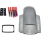 Paul Yaffe Bagger Nation Short Rear Fender - Sport - With Black Plate Frame - Thunder-pod Taillight - 1401-1062  RF-SSTH P-R-B