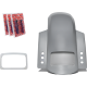 Paul Yaffe Bagger Nation Short Rear Fender - Sport - With Chrome Plate Frame - 3 Sets of Thunder Bolts - 1401-1065  RF-SS-3-THNDR-BLT-C