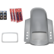 Paul Yaffe Bagger Nation Short Rear Fender - Sport - With Chrome Plate Frame - Thunder-pod Taillight - 1401-1063  RF-SSTH P-R-C