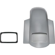 Paul Yaffe Bagger Nation Short Sport Rear Fender - With Black Plate Frame - 1401-1051  PYO:RF-SS-CVO-B