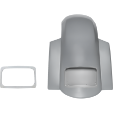 Paul Yaffe Bagger Nation Short Sport Rear Fender - With Chrome Plate Frame - 1401-1052  PYO:RF-SS-CVO-C