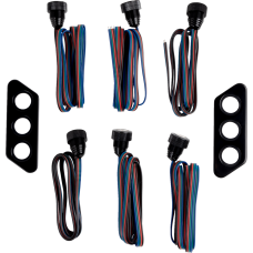Paul Yaffe Bagger Nation Taillight Kit - Black - 2010-1516  PYO:TSLP-B