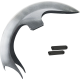 Paul Yaffe Bagger Nation Talon Front Fender - 26" Wheel - With Black Fender Adapters - Touring Models - 1401-1020  TALON26-14L-B