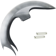 Paul Yaffe Bagger Nation Talon Front Fender - 26" Wheel - With Chrome Fender Adapters - Touring Models - 1401-1021  TALON26-14L-C
