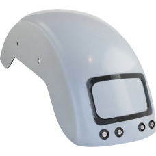 Paul Yaffe Bagger Nation The Fix Rear Fender - Black Frame Plate - Thunder Bolts - M8 Softail® - 1401-1003  CRF-M8ST-LR-TB-B