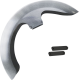Paul Yaffe Bagger Nation Thicky Front Fender - 23" - With Black Adapters - 1401-1011  THICKY23-14L-B