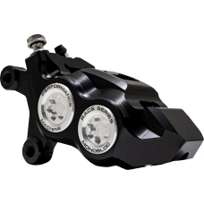 Performance Machine (Pm) Caliper - 137 X 4B - Left - Black Anodized with Clear Bore Caps - 1701-0797  0053-2957-MC