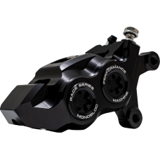 Performance Machine (Pm) Caliper - 137 X 4B - Right - Black Anodized with Black Bore Caps - 1701-0798  0053-2958-MB