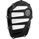 Performance Machine (Pm) Cam Cover - Scalloped - Platinum Cut - M8 - 0940-2131  0177-2072-BMP