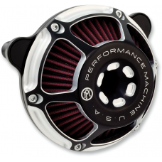 Performance Machine (Pm) Max HP Air Cleaner Kit - Contrast Cut - 1010-3275  0206-2164-BM