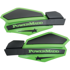 Powermadd Handguards - Green/Black - PM14203 34203