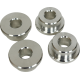 Pro-One Perf.Mfg. Solid Riser Bushing Kit - Raw Aluminum - 0604-0299  103050RAW