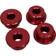 Pro-One Perf.Mfg. Solid Riser Bushing Kit - Red - 0604-0298  103050R