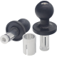 Ridepower Ball Mount Adapter Mount - Stem Mount - 0636-0515  RPSTEMMOUNTADPT