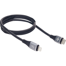 Ridepower Male USB-C to Male Lightning Cable - Phone - Charger - 24" - Black - 3807-0710  RPUSBCLHT24
