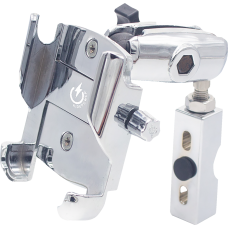 Ridepower Metal Phone Mount - Large - Perch Mount - Chrome - 0636-0679  RPMTLMOUNTLGCR
