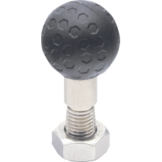 Ridepower Phone Mounting Ball Adapter - Stainless Steel - 0636-0680  RPPERCHBALLM10