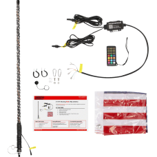 Saddle Tramp 3" Whip Light - Chasing - RGB - w/ Controller - 2040-3190  MPS-CHWP-1