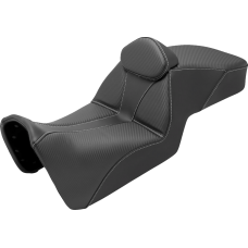 Saddlemen Adventure Tour Seat - Low - w/ Backrest - Black - Pan Am '21-'23 - 0810-2408  821-34-201BR