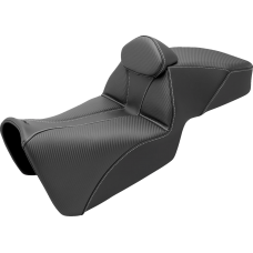 Saddlemen Adventure Tour Seat - w/ Backrest - Black - Pan Am '21-'23 - 0810-2407  821-34-200BR