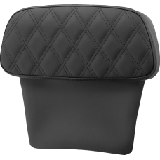 Saddlemen Chopped Tour Pak Backrest Pad - Step-Up - Black w/ Black Lattice Stitch - FLT/FLH '14-'23 - 0822-0555  814-07-CPACK-SU