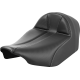 Saddlemen Dominator Solo Seat - Carbon Fiber w/ Silver Stitch - Extended Reach - FLT/FLH '23-'24 - 0801-1901  823-07E-0042
