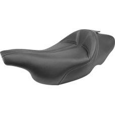 Saddlemen Dominator Solo Seat - w/o Backrest - Black w/ Gray Stitching - FLHT/FLTR '97-'07 - 0801-1497  897-07-0042