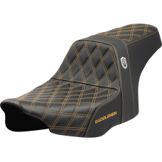 Saddlemen Pro Series SDC Performance Seat - Gold Stitching - w/o Backrest - FLT/FLH '23-'24 - 0801-2006  SC82307D7