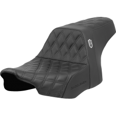 Saddlemen Pro Series SDC Performance Seat - Lattice Stitch - Gripper - w/o Backrest - FLH/FLT '23-'24 - 0801-1965  SC82307D0