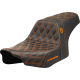 Saddlemen Pro Series SDC Performance Seat - Orange Stitching - w/o Backrest - FLT/FLH '23-'24 - 0801-2002  SC82307D3