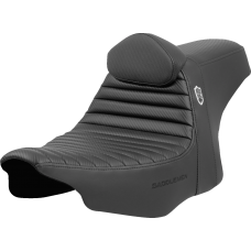 Saddlemen Pro Series SDC Performance Seat - Tuck-n-Roll - w/ Backrest - FLH/FLT '23-'24 - 0801-1968  SC82307TB