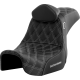 Saddlemen Pro Series SDC Performance Seat - w/ Backrest - Silver Stitch - Dyna '06-'17 - 0803-0739  SC80604SILRT