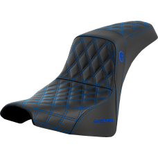 Saddlemen Pro Series SDC Performance Seat - w/o Backrest - Blue Stitch - FXBB/FXST '18-'23 - 0802-1603  SC81830BLU
