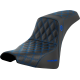 Saddlemen Pro Series SDC Performance Seat - w/o Backrest - Blue Stitch - FXBB/FXST '18-'23 - 0802-1603  SC81830BLU