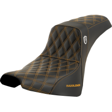 Saddlemen Pro Series SDC Performance Seat - w/o Backrest - Gold Stitch - FXBB/FXST '18-'23 - 0802-1604  SC81830GOL