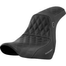 Saddlemen Pro Series SDC Performance Seat - w/o Backrest - Gray Stitch - FL/FX '18-'20 - 0802-1593  SC81829GRE