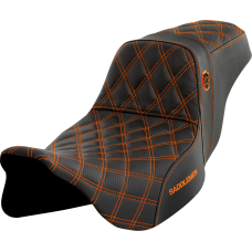 Saddlemen Pro Series SDC Performance Seat - w/o Backrest - Orange Stitch - FLH/FLT '08-'23 - 0801-1658  SC80807ORA