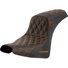 Saddlemen Pro Series SDC Performance Seat - w/o Backrest - Orange Stitch - FXBB/FXST '18-'23 - 0802-1605  SC81830ORA