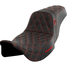 Saddlemen Pro Series SDC Performance Seat - w/o Backrest - Red Stitch - FLH/FLT '08-'23 - 0801-1659  SC80807RED
