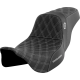 Saddlemen Pro Series SDC Performance Seat - w/o Backrest - Silver Stitch - FLH/FLT '08-'23 - 0801-1660  SC80807SIL