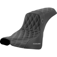 Saddlemen Pro Series SDC Performance Seat - w/o Backrest - Silver Stitch - FXBB/FXST '18-'23 - 0802-1607  SC81830SIL