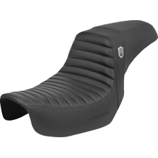 Saddlemen Pro Series SDC Performance Seat - w/o Backrest - Tuck-n-Roll/Carbon Fiber - Gripper - Dyna '06-'17 - 0802-1649  SC80604T