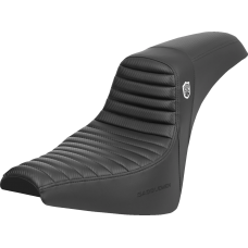 Saddlemen Pro Series SDC Performance Seat - w/o Backrest - Tuck-n-Roll/Carbon Fiber - Gripper - FX '18-'24 - 0802-1647  SC81830T