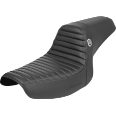 Saddlemen Pro Series SDC Performance Seat - w/o Backrest - Tuck-n-Roll/Carbon Fiber - Gripper - FXR '86-'94 - 0805-0152  SC88209T